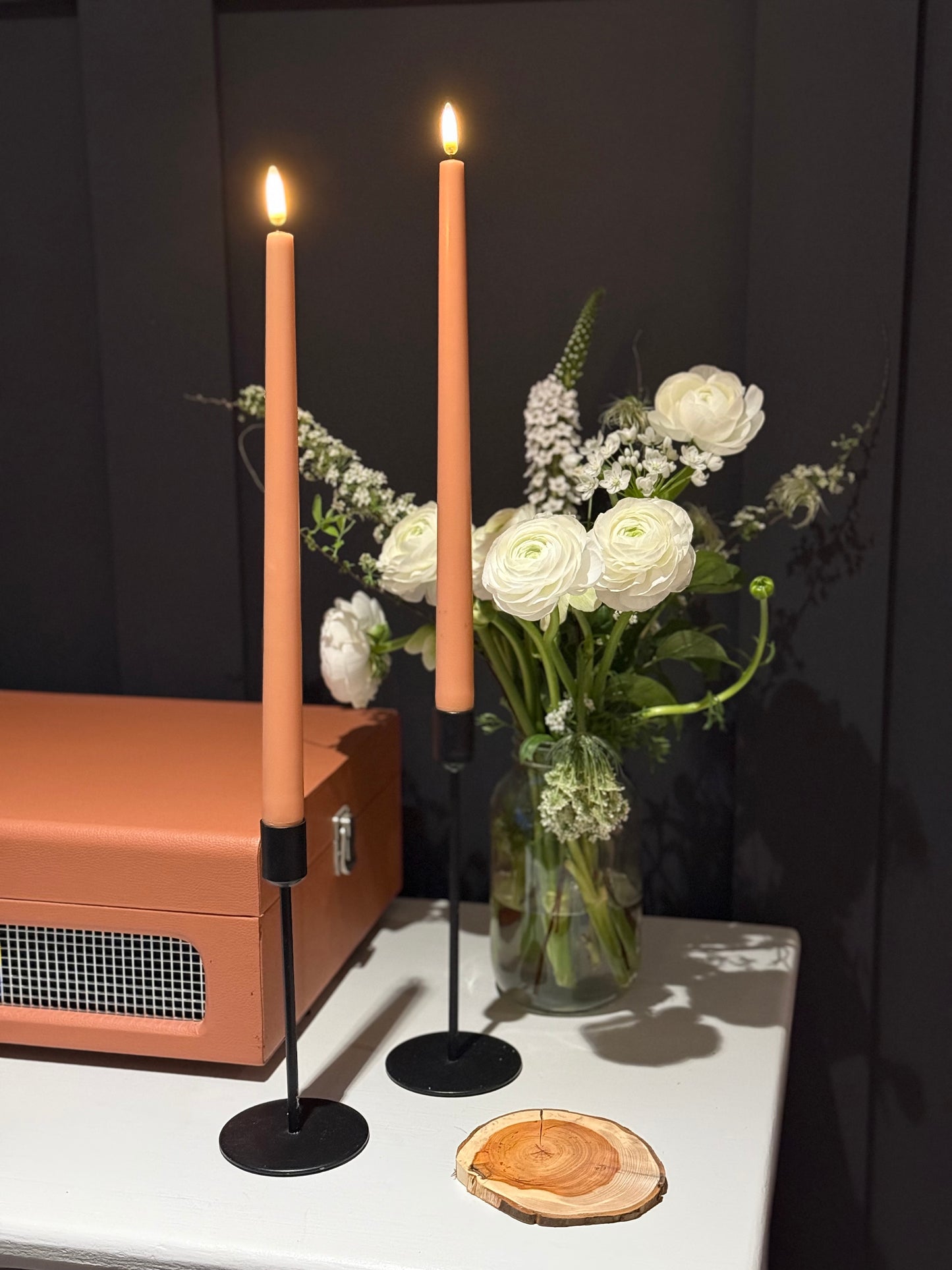 Flameless LED - Slim Taper Candle - 32cm
