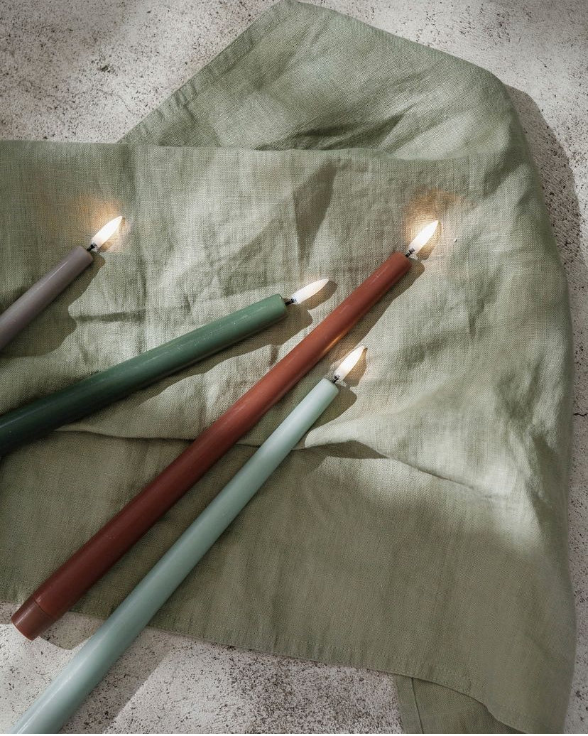 Flameless LED - Slim Taper Candle - 32cm