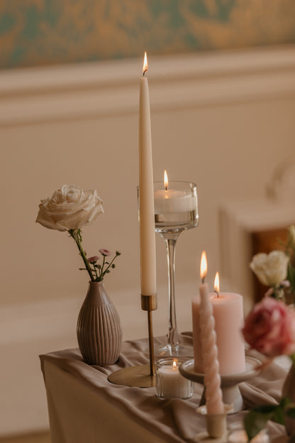 Premium Wax Taper Candles (35cm) - Box of Six