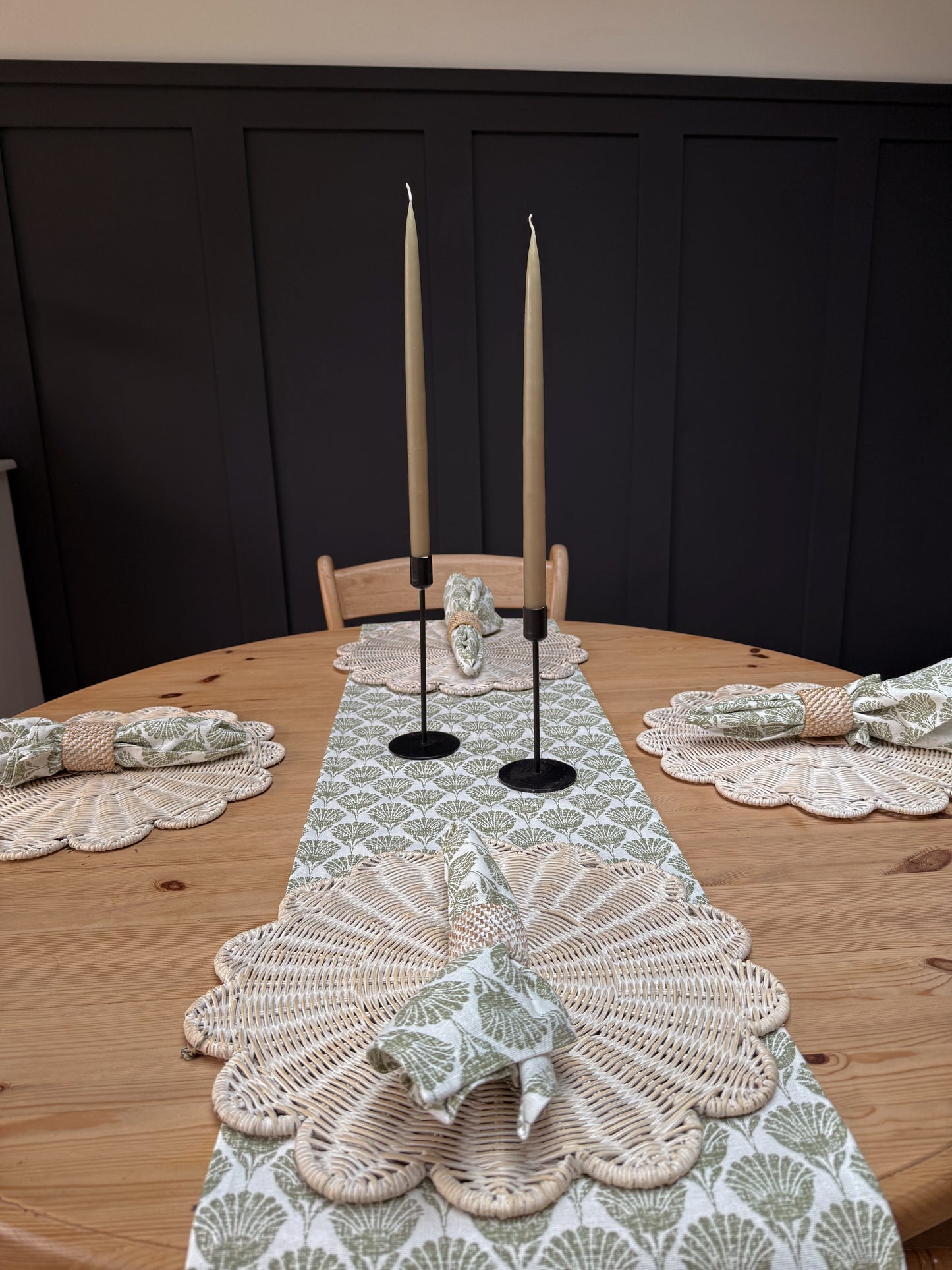 Premium Wax Taper Candles (35cm) - Box of Six