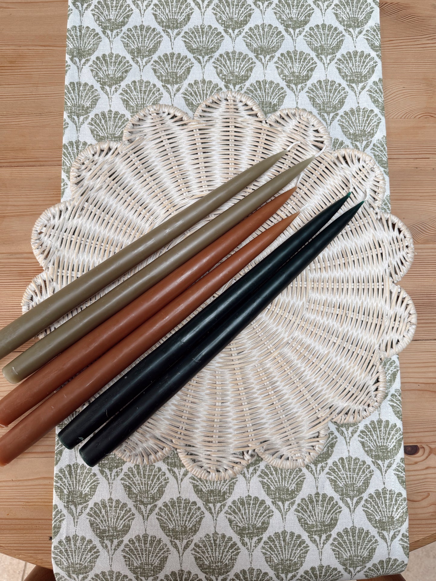 Premium Wax Taper Candles (35cm) - Box of Six